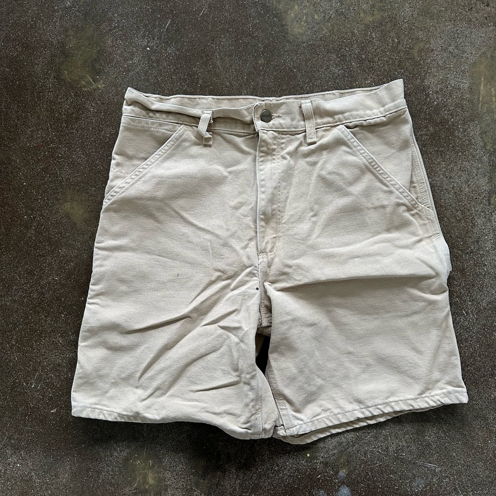 Tan Carhartt shorts